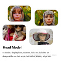 Long Neck Wig Head Half Body Mannequin Head